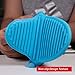 Silicone Heat Resistant Cooking Pinch Mitts, Mini Oven Mitts, Gloves, Cooking Pinch Grips, Pot Holder and potholder for kitchen, byTopshome(Blue)