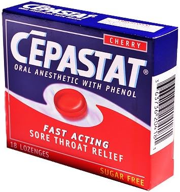 Cepastat Throat Cherry 18 Lozenges
