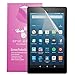 EpicGadget PU Leather Folding Folio Case with Screen Protector and Random Color Stylus for Fire HD 8 (Previous 6th Gen) (2016) - Navy Blue