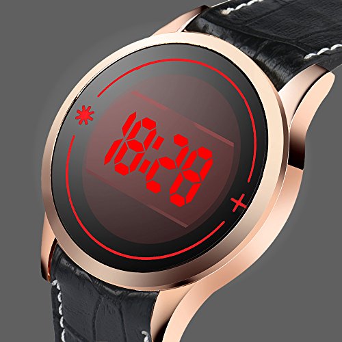 ^YW^^ â¤ Men's Fashion LED Digital Touch Screen Day Date Silicone Wrist Watch