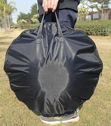 Durable 22-inch Portable Folding Fire Pit with Carrying Bag and Fire Poker