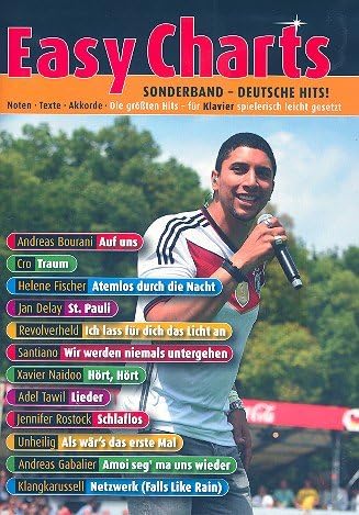 Easy Charts Deutsche Hits Fur Klavier Mit Text Und Akkorden 12 Topsongs Von Unheilig Adel Tawil Cro U V A M In Sehr Leichten Arrangements Noten Amazon De Musikinstrumente easy charts deutsche hits fur klavier mit text und akkorden 12 topsongs von unheilig adel tawil cro uvam in sehr leichten arrangements noten