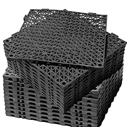 12” x 12” Drainage Interlocking Floor Tiles, 12