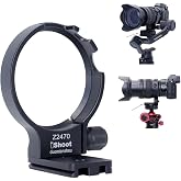 iShoot Lens Collar Tripod Mount Ring Compatible with Nikon Nikkor Z 24-70mm f/2.8 S Lens, Lens Support Holder Bracket Bottom is Arca-Swiss Fit Quick Release Plate Dovetail Groove