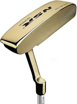 Amazon Pgm Nsrゴルフインサートパター ゴルフ35インチ メンズ パターゴルフ右手パターロフト角 3度 ゴールド Toway パター
