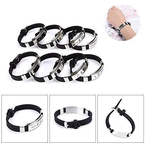 Yellow-Chimes-Kpop-BTS-Exquisite-Signature-Printing-Stainless-Steel-Silicon-Wristband-Unisex-Bracelet-for-Girls-and-Boys