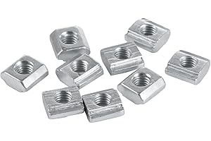 CCTVMTST 100 Pieces Sliding T Nuts M4 Thread Slide in Hammer Head T-Slot for 2020 Aluminum Profiles