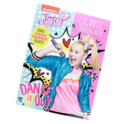 Activity Books JoJo Siwa Gigantic 192 Page Coloring Book with Door Hanger on Back