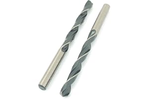 IIVVERR 2 PCS HSS 8.6mm Dia Tip 122mm Length Straight Drill Hole Twist Drill Bit (2 PCS HSS 8.6mm Diámetro Punta 122mm Longit