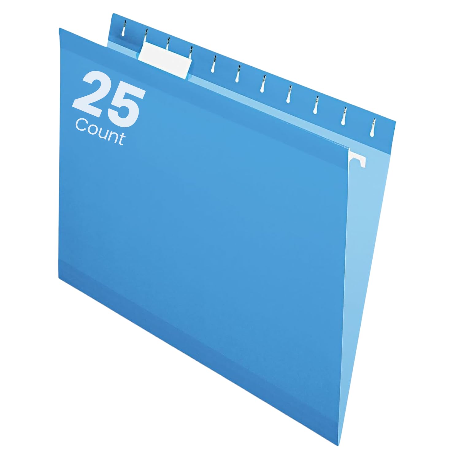 Pendaflex Reinforced Hanging File Folders, Letter Size, Blue, 1/5 Cut, 25/BX (4152 1/5 BLU)