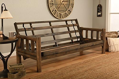 Lodge Frame only Choose Natural Clear or Rustic Finish Full Size Sofa to Bed (Rustic Finish)