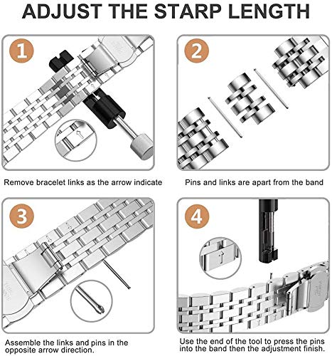 ImmSss Compatible with Apple Watch Bands Series 6 SE 5 4 40mm 44mm / Series 3 2 1 38mm 42mm for Women Men,Gold Stainless Steel Band for iWatch Business Replacement Strap