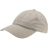 Classic Washed Cotton Twill Low Profile Adjustable Baseball Cap