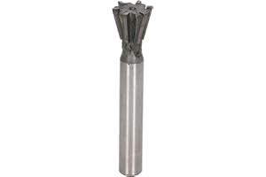 75 Degree Dovetail Cutter Milling End Mill 6 Flutes Straight Shank Cutting Tools for Steel