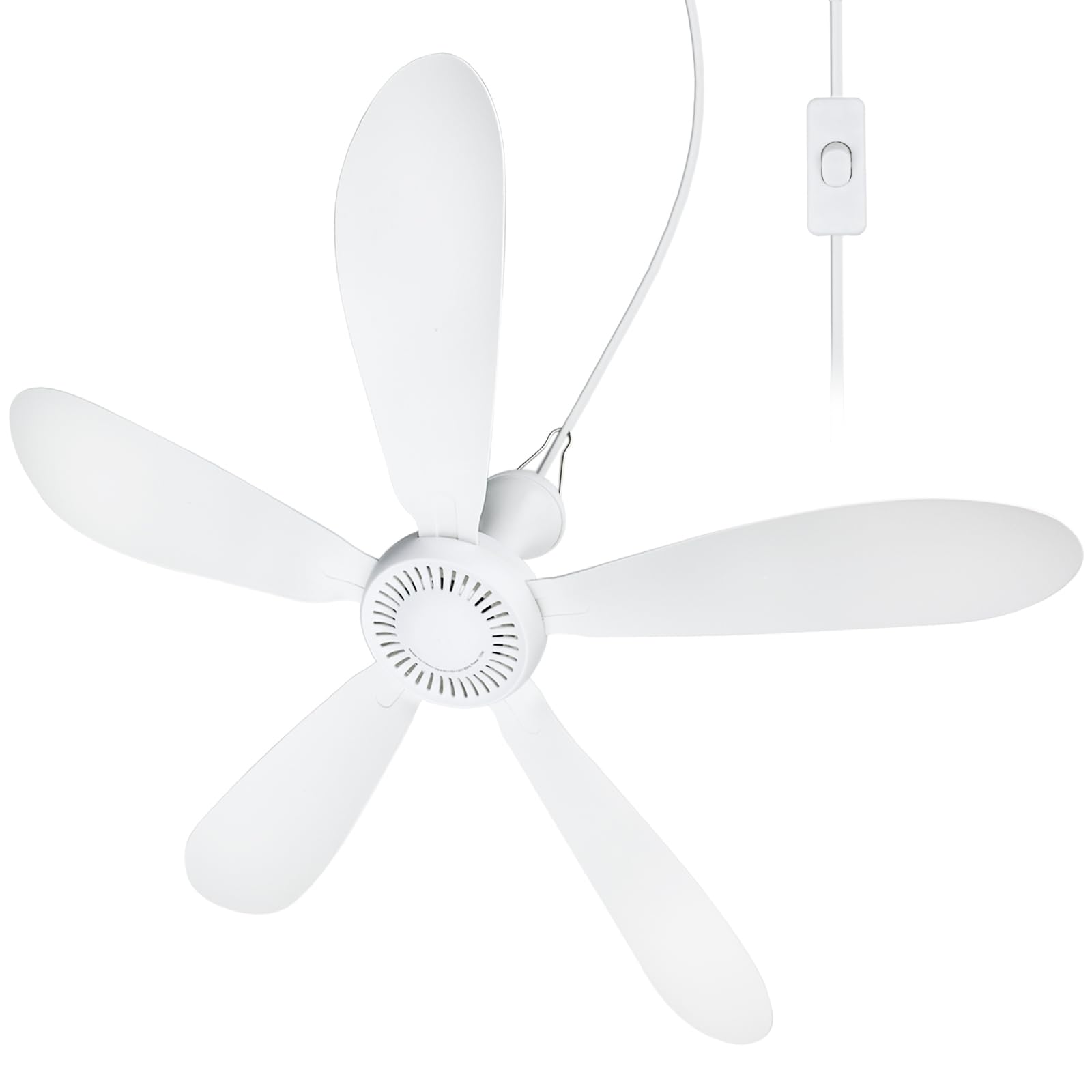 SCOOYEEES 28inch Ceiling Fan AC 110V Portable