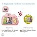 Kids Camera for Girls or Boys - Anti-Drop Kid Digital Camera with Soft Silicone Shell and 8 Mega Pixel Dual Lens 2.0 inch HD Screen with Mic, Great Gift for 4-8 Year Old Girls (32G TF Card includ)