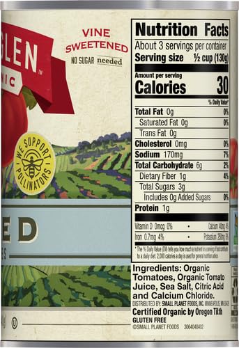 MUIR GLEN ORGANIC DICED TOMATOES, 14.5 OZ.