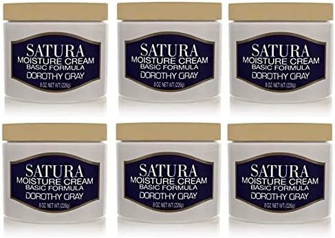 Dorothy Gray Satura Moisture Cream Basic Formula: 8 Oz (6 Pack) + FREE Travel Toothbrush, Color May Vary