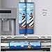 Seaside Nautical Black and White Lighthouse Appliance Handle Covers - Set of 3, Blue