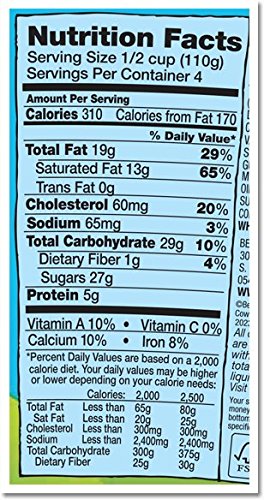Ben & Jerry's - Vermont's Finest Ice Cream, Non-GMO - Fairtrade - Cage-Free Eggs - Caring Dairy - Responsibly Sourced Packaging, Everything But The, Pint (4 Count)