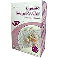 Apexy Organic Shirataki Konjac Noodle 8 Pouches Total 42.24oz. Low Calorie, Low-Carb Gluten Free, Vegan, Keto and Paleo-Friendly. (Fettuccine Shapes)