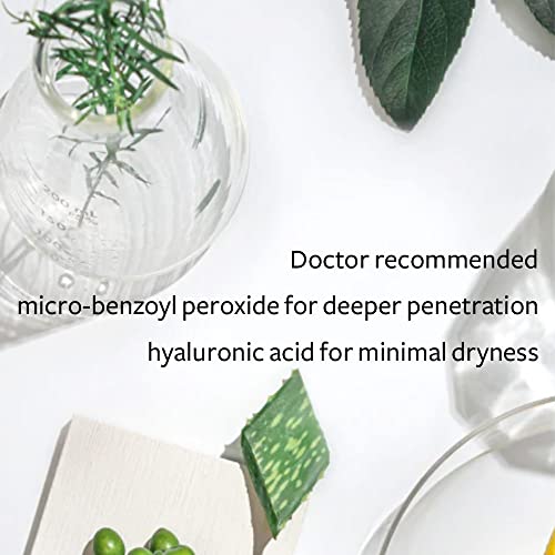 Dr Song Benzoyl Peroxide Wash 10 with Hyaluronic Acid Acne Treatment Acne Face Wash & Back