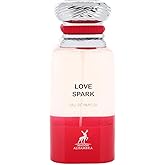 Maison Alhambra Love Spark – Fruity, Spicy, Floral, Musky – Eau de Parfum Spray Long-Lasting Fragrance for Unisex, 2.7 Ounce / 80 ml