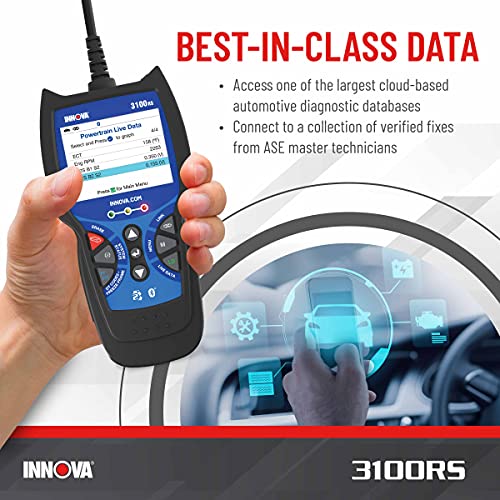 INNOVA 3100RS, OBD2 Scanner, ABS SRS Airbag Scan Tool with Airbag Light