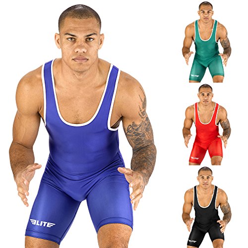 Elite Sports Men’s Wrestling Singlets, Standard Singlet for Men
