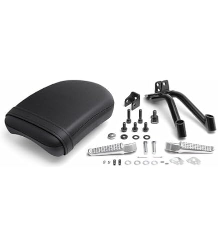 FTKDMT Short Sissy Bar Backrest – Matte Black Steel Rear Passenger Rest For Honda Rebel 300/500 (2017-2023)