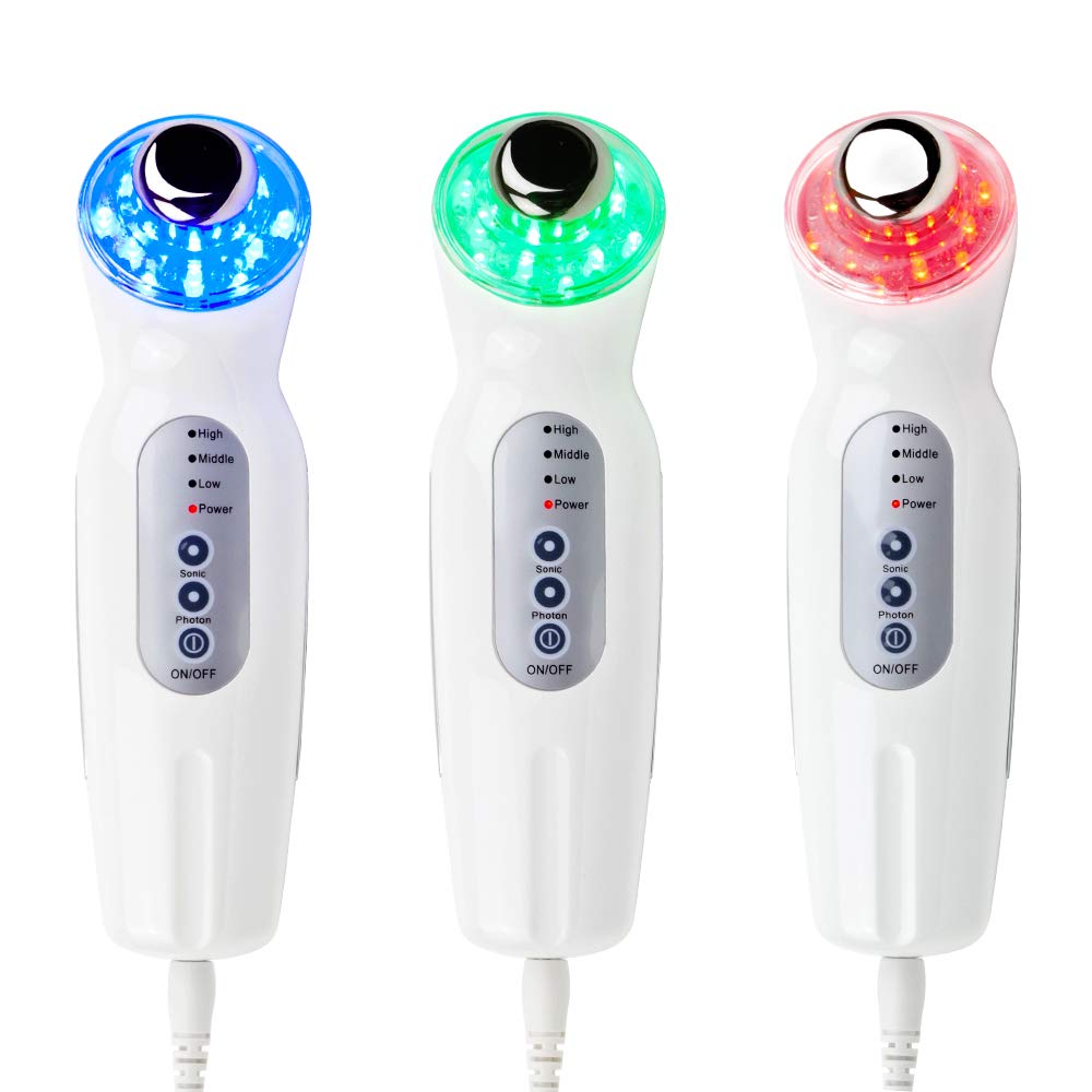 NORLANYA Ultrasonic LED Light Photon Therapy Beauty Skin Care Machine