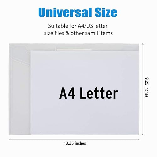 Plastic Envelope 24 Pack A5 s - Agoer Clear Plastic Poly Envelope With ...