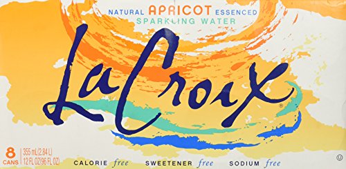 LaCroix Sparkling Water, Apricot, 12oz Fl Oz (Pack of 8)
