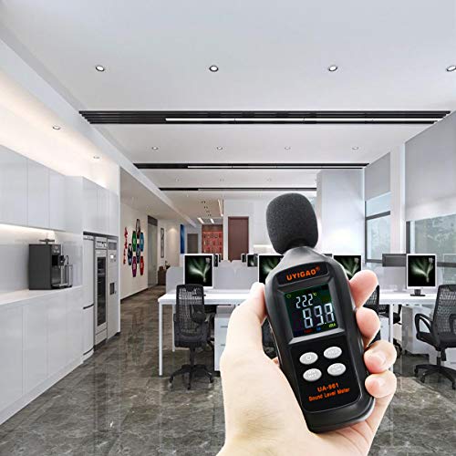 Sound Level Meter Digital Audio Decibel Meter Noise Level Meter Sound Monitor dB Meter Noise Tester Measuring 35 to 135 dBA MAX Data Hold with Color LCD Display - Thumbnail 6