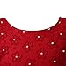Richie House Little Girls' Sweet Dress with Embroidery and Pearls Size 3-8 Rh2140