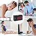 Alarm Clock Radios, Digital AM FM Alarm Radio Clock with LED Display, Dual Alarms Clock with Dimmer, Sleep Timer, Adjustable Alarm Volume, Snooze Battery Backup for Bedrooms, Outlet Powered