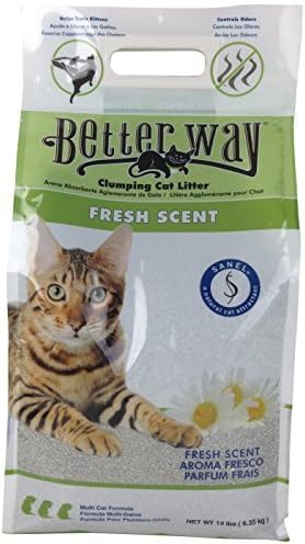 Ultra Pet Better Way Clumping Fresh Scent Cat Litter with Western Bentonite Clay, 14-Pound bag by Ultrapet
