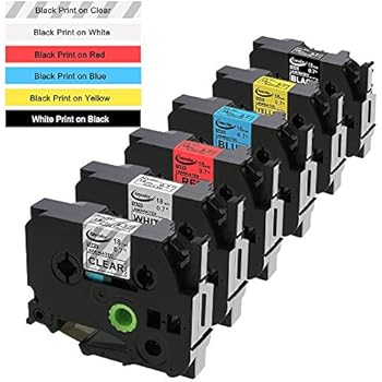 Amazon.com: Anycolor Compatible Label Tape Replacement for Brother P