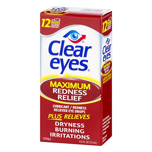Clear Eyes Maximum Redness Relief Eye Drops 1 oz Buy Online in UAE