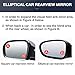 AIKESI Blind Spot Mirror Round HD Glass Frameless Convex Rear View Mirror, Rear View Mirror Accessories for Wide Angle Rearview, Pack of 2