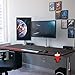 Waleaf Vitesse Gaming Desk, Gaming Computer Desk, PC Gaming Table, Racing Style Professional Gamer Game Station with Mouse pad, Gaming Handle Rack, Cup Holder and Headphone Hook (Black, 40 inch)…