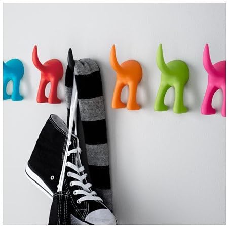 IKEA BASTIS Dog Tail Hook Soft Rubber - Hang from Tail (Green) by BASTIS
