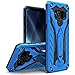 Zizo Static Series Compatible with Samsung Galaxy S8 Case Military Grade Drop Tested with Built in Kickstand Blue Black