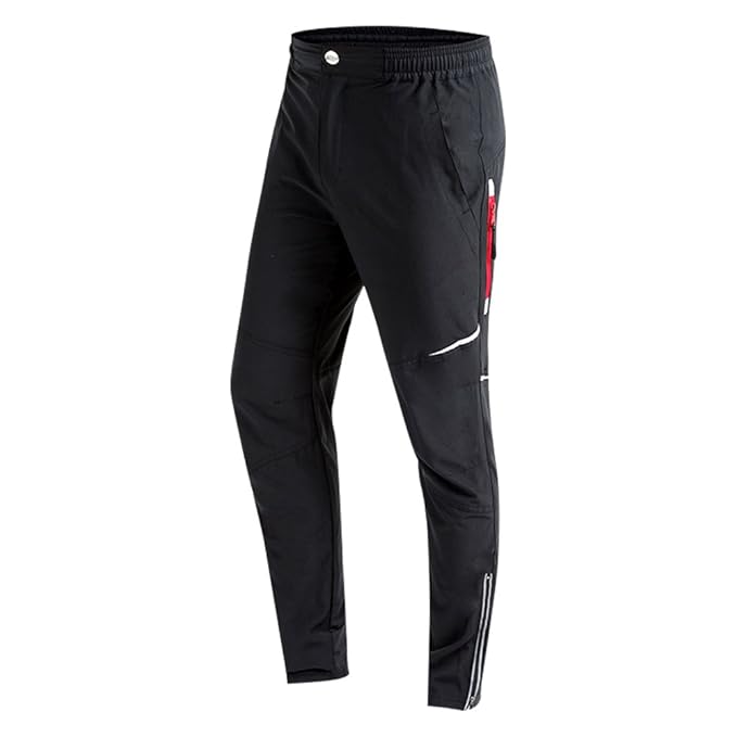Fitsund Herren Fahrradhose Lang Atmungsaktiv Radhosen MTB Hose Gr. S-2XL