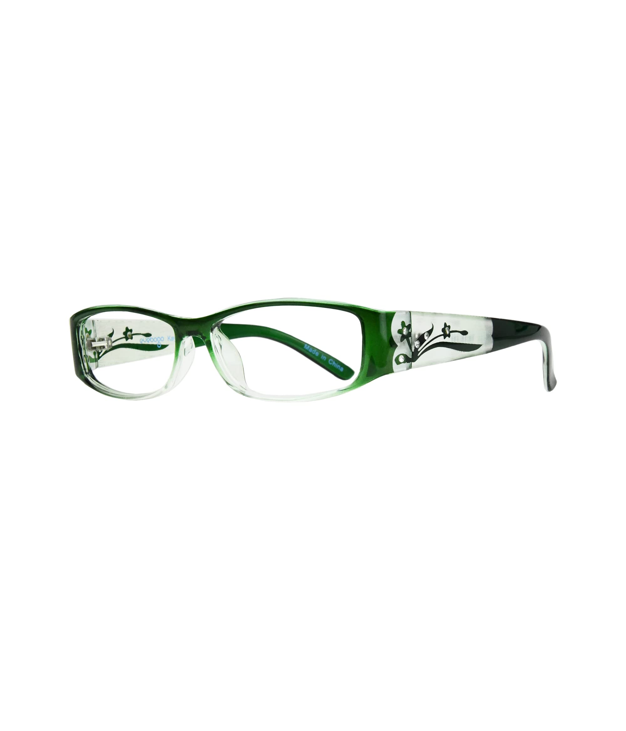 EYEBOGO Kaylee Fashion Reading Glasses for Women, Readers for Women, Ladies Classy Comfortable Cheaters (Green, 3.75) — image 1