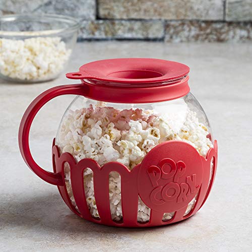 Ecolution Patented MicroPop Microwave Popcorn Popper with Temperature