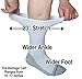 Loose Fit Stays Up Men's and Women's Casual Crew Socks (Pack of 3) Made in USA Cushioned Sole (Medium, Black)