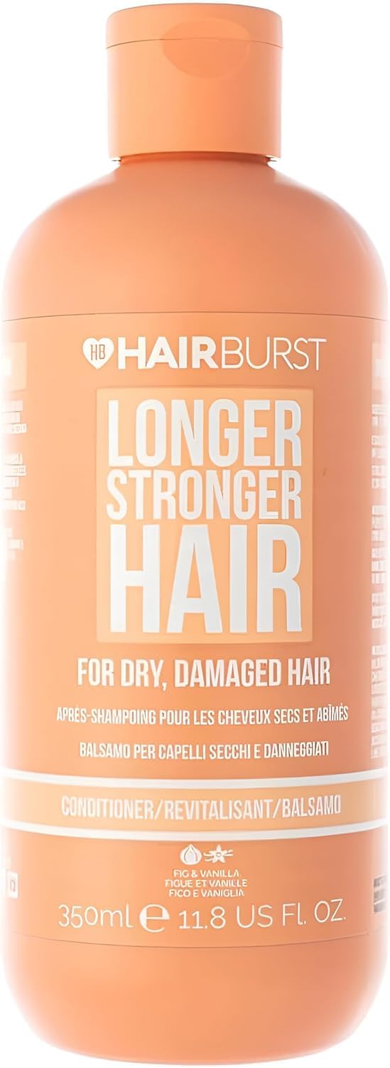 HAIR BURST Conditioner For Dry & Damaged Hair — Moisture Locking, Breakage Reducing, Colour Protecting - Enriched with Vitamin B5, Almond Oil & Fig Extract - Silicone Free UK Made
