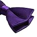 Alizeal Pre-tied Boy's Bow Tie Fancy Plain Adjustable Bow ties, Hot Pink