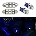 Partsam LED Interior Light Package Lighting Bulbs Kit fit Replacement for Ford F-150 2014 2013 2012 2011 2004-2010 -Blue 7Pcs